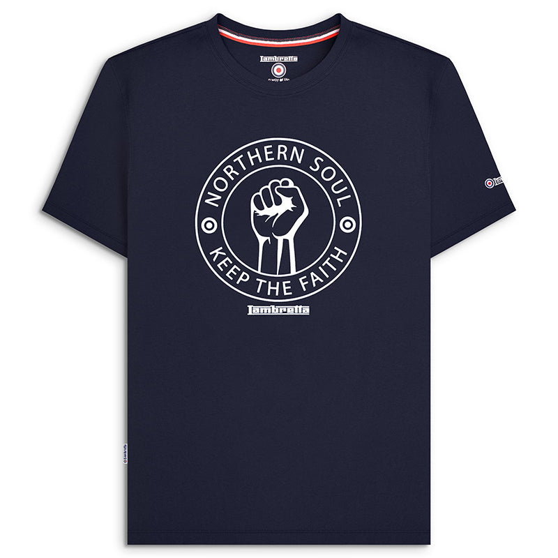 Lambretta Northern Soul T-Shirt Navy