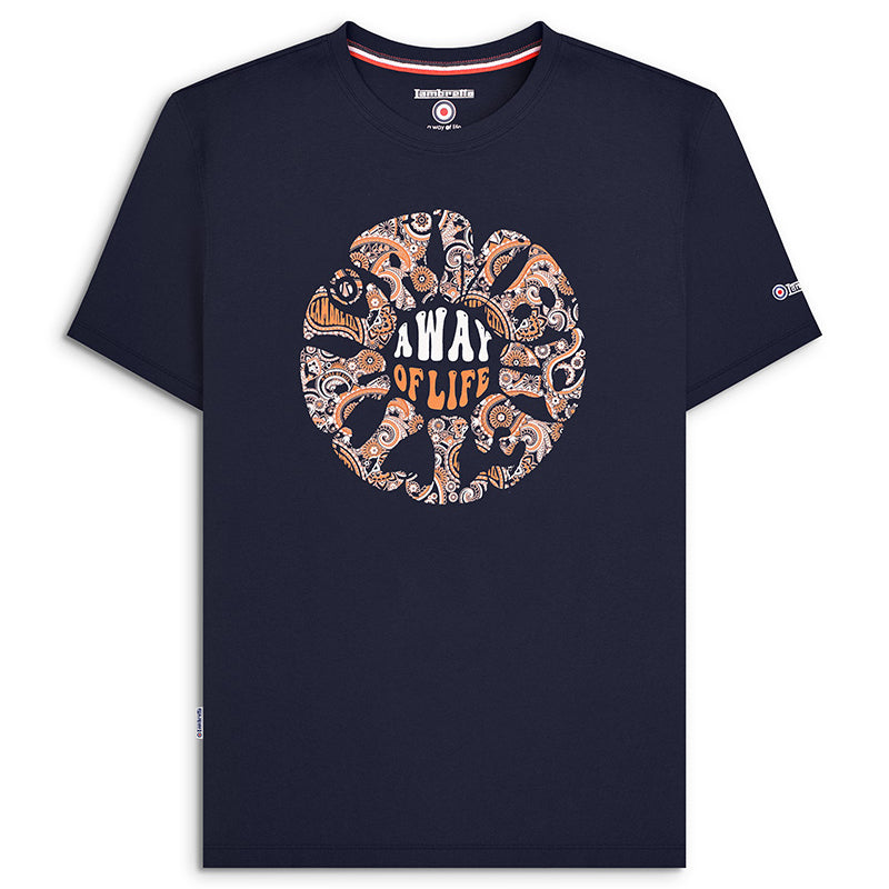 Lambretta Roundel T-Shirt Navy