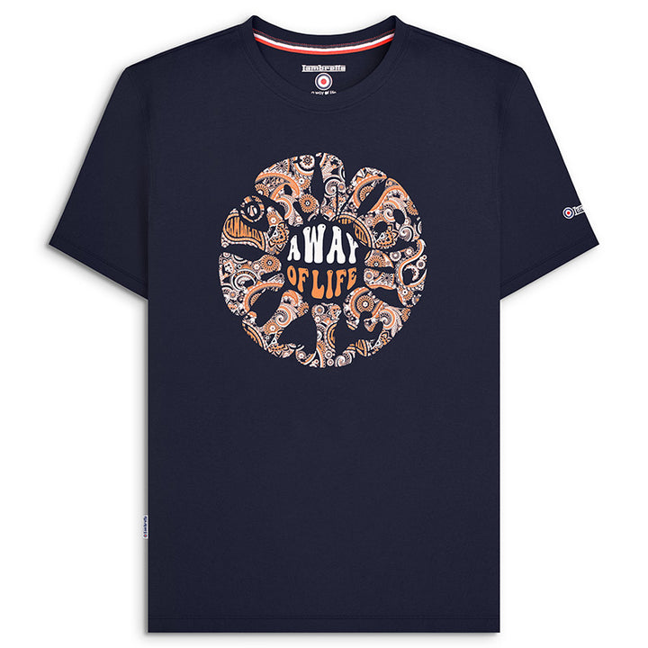 Lambretta Roundel T-Shirt Navy