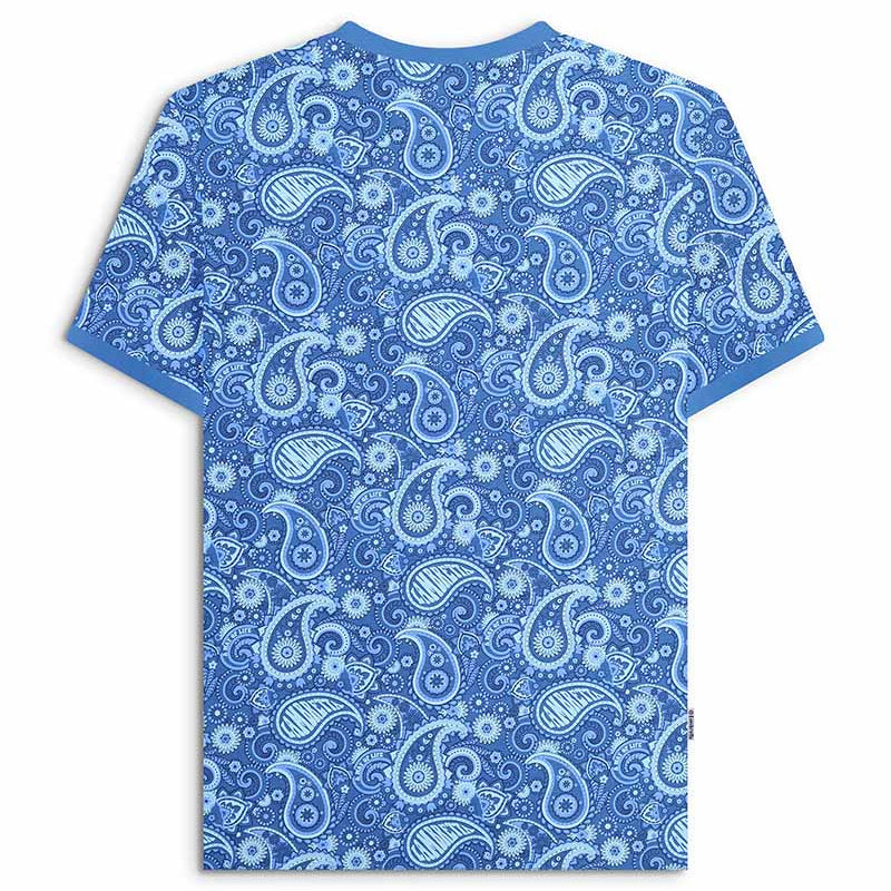 Lambretta Paisley T-Shirt Blue