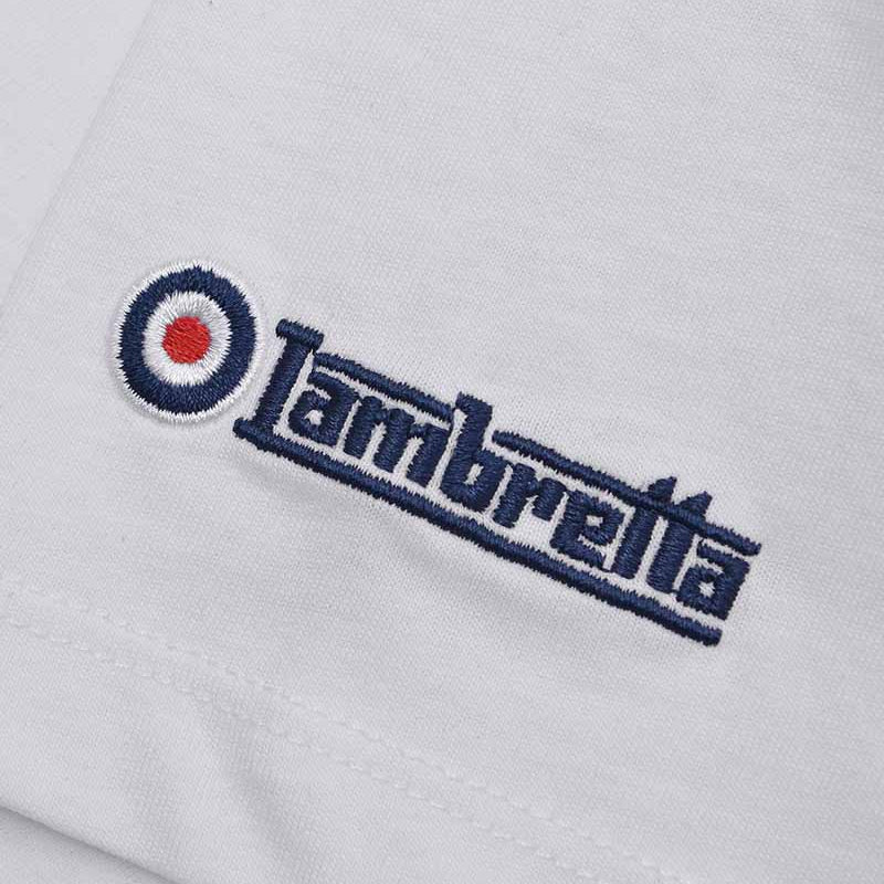 Lambretta Photo Print T-Shirt Grey