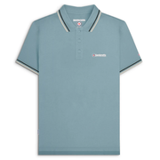 Lambretta Twin Tip Polo Shirt Sky/Black