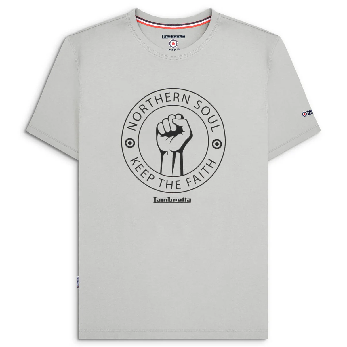 Lambretta Northern Soul T-Shirt Grey
