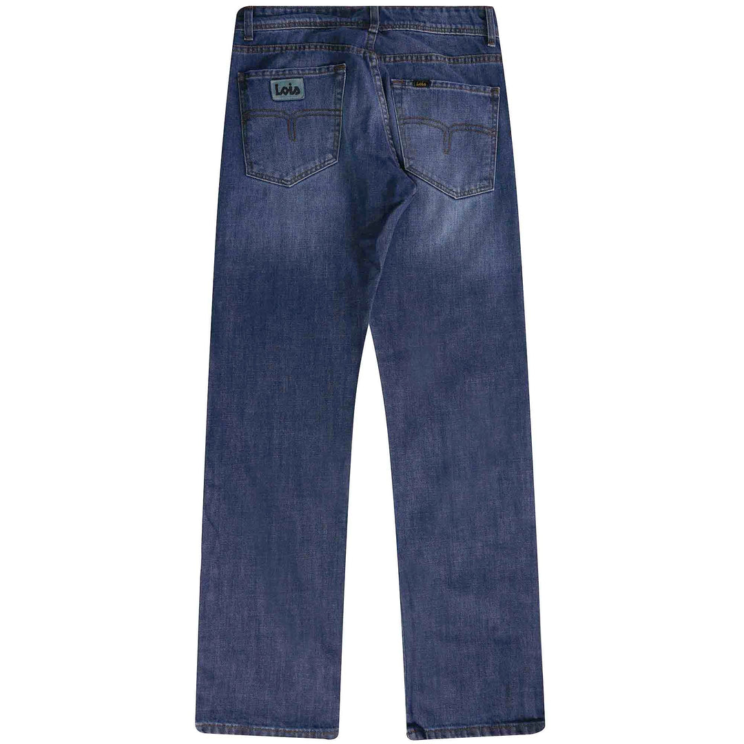 Lois Marvin Straight Fit Jeans Stone Wash Blue
