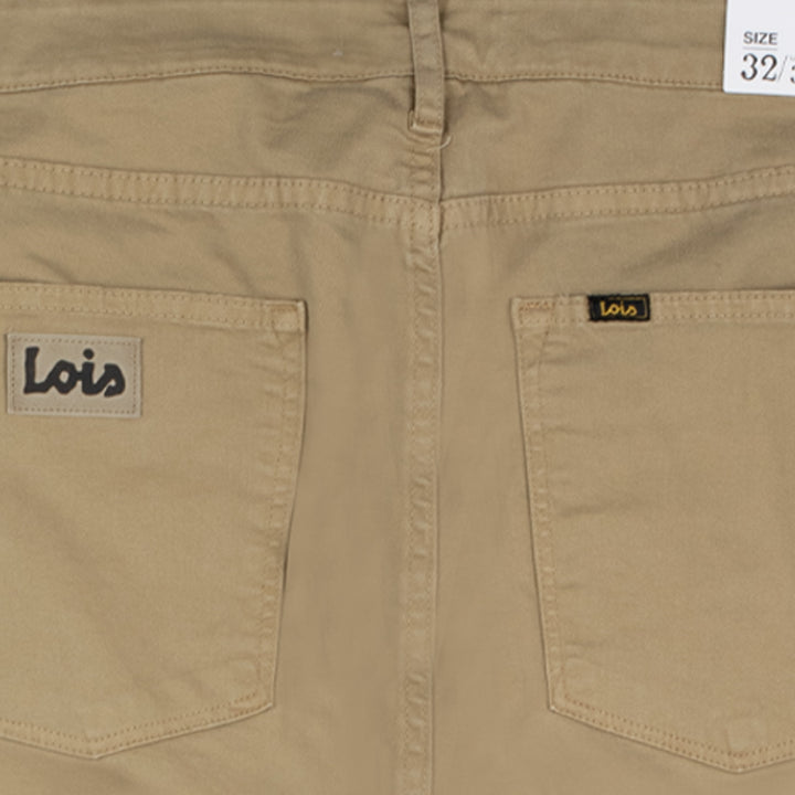 Lois Terrace Cotton Pants Dark Sand