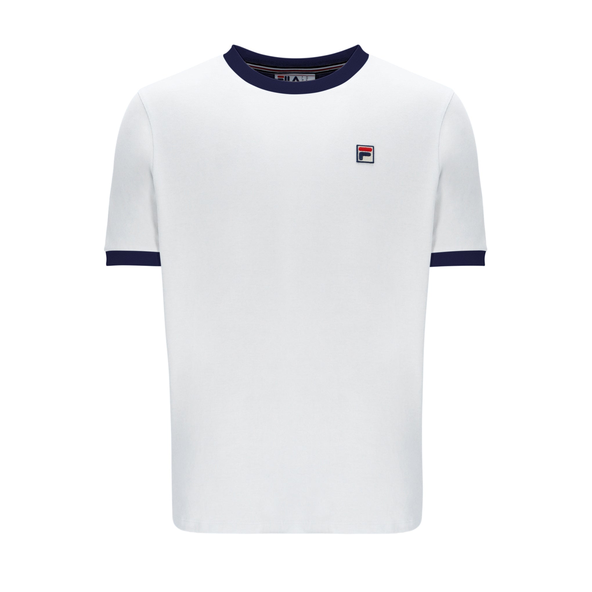 Fila Vintage Marconi T-Shirt White/Navy