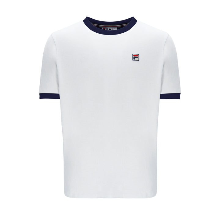 Fila Vintage Marconi T-Shirt White/Navy