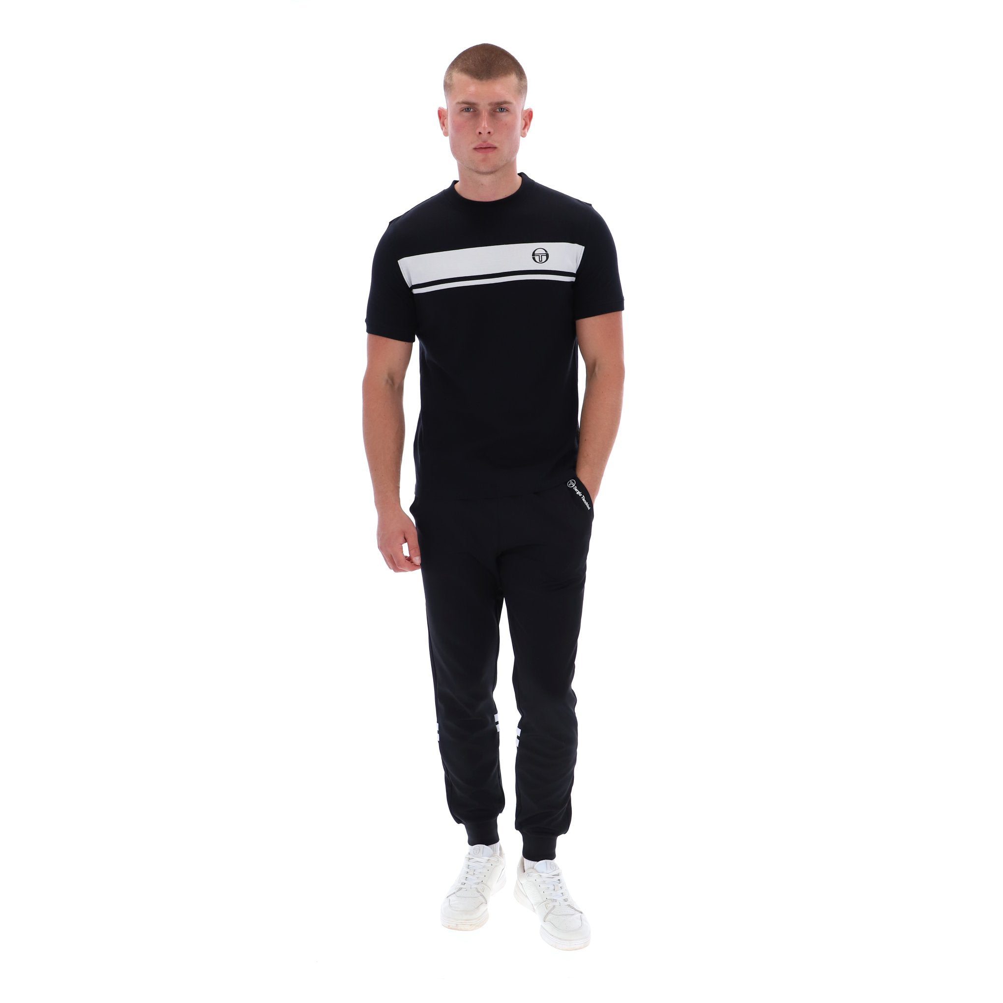 Sergio Tacchini Master T-Shirt Black/Grey