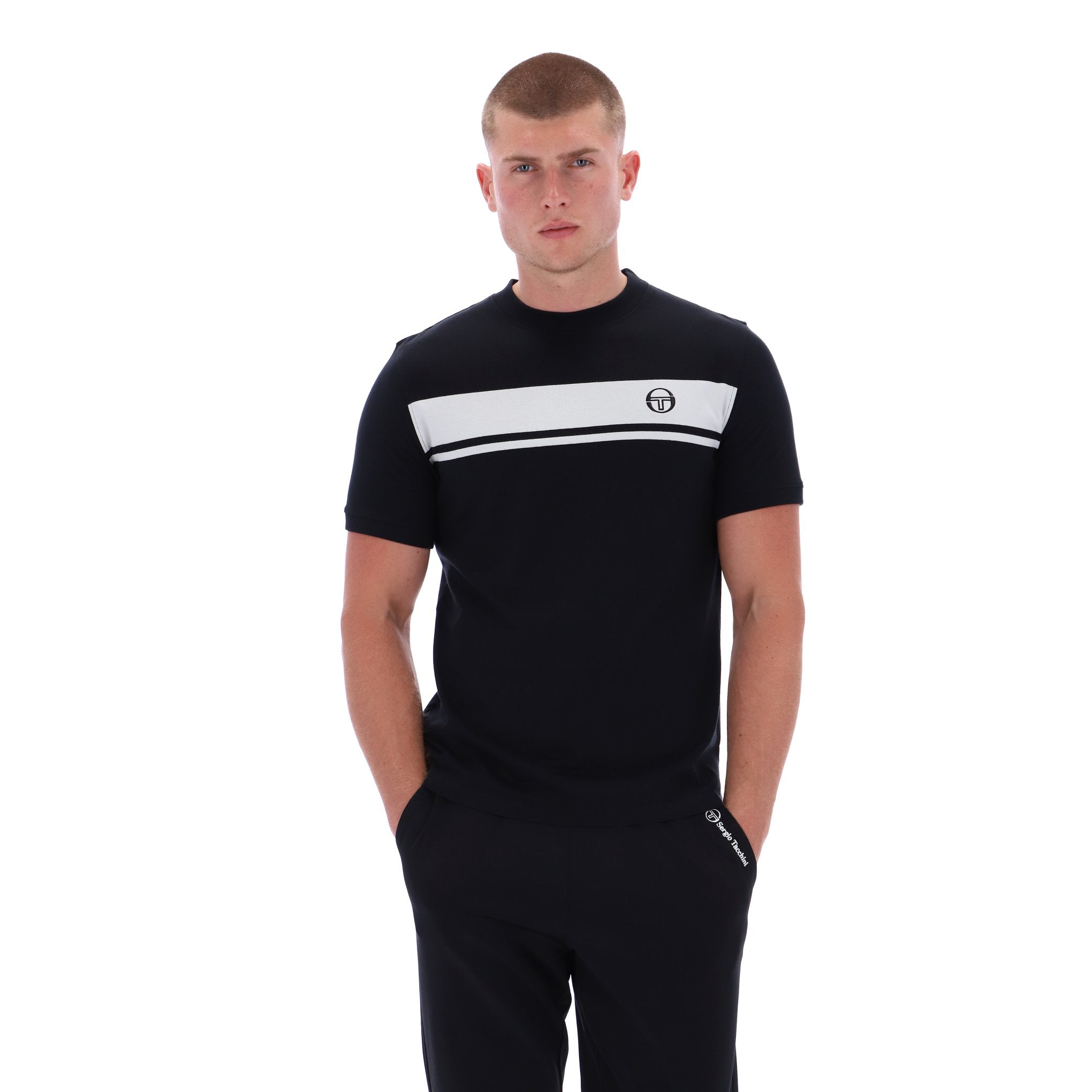 Sergio Tacchini Master T-Shirt Black/Grey
