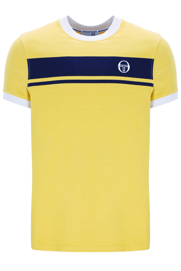 Sergio Tacchini Master T-Shirt Yellow/Navy - Urban Menswear