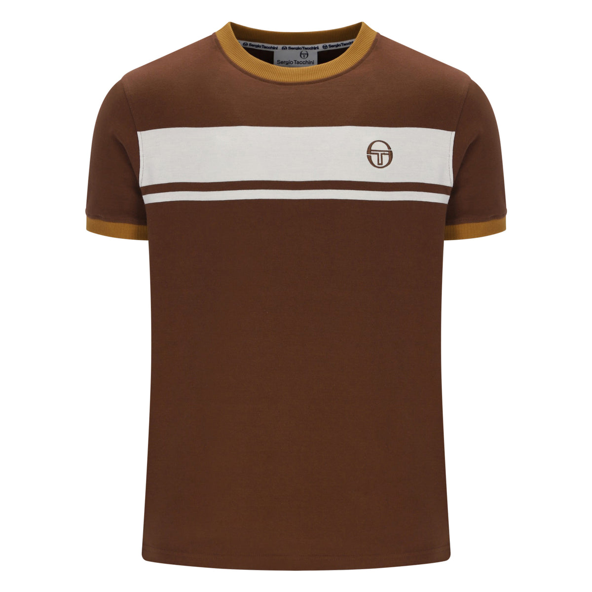 Sergio Tacchini Master T-Shirt Brown/Mustard