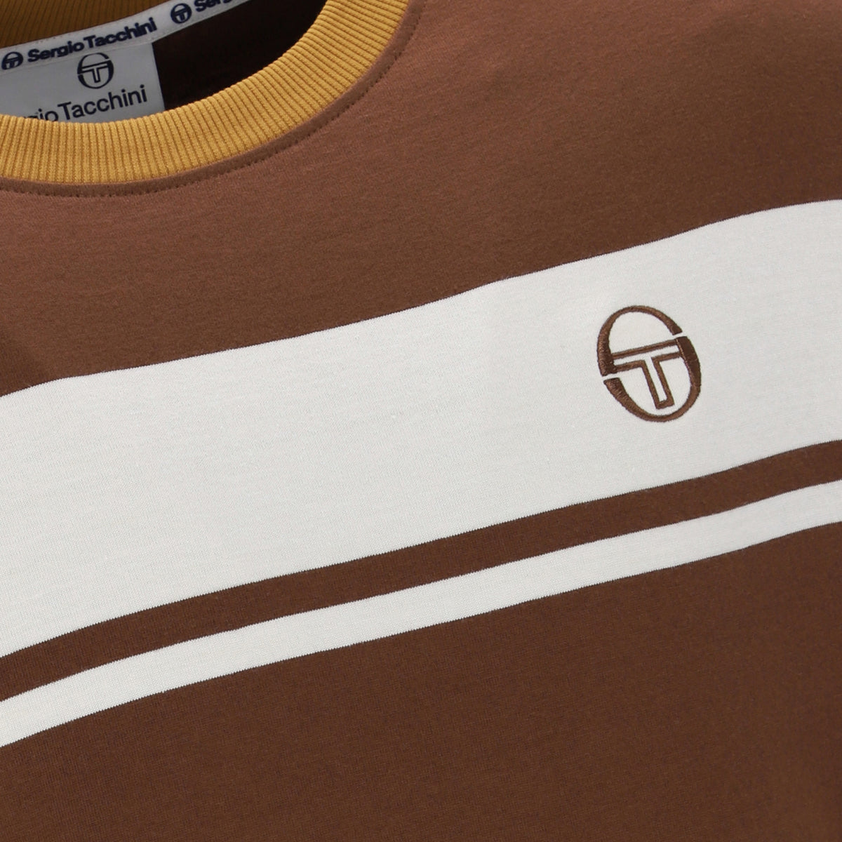 Sergio Tacchini Master T-Shirt Brown/Mustard