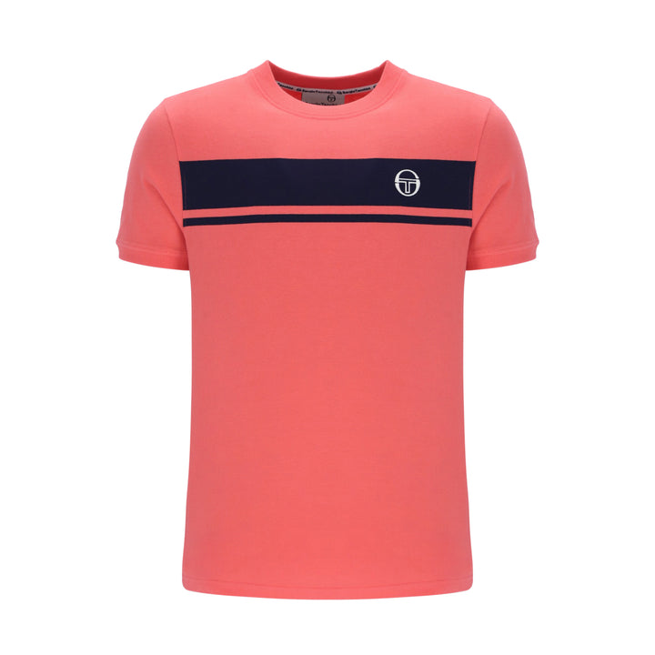 Sergio Tacchini Master T-Shirt Pink/Navy