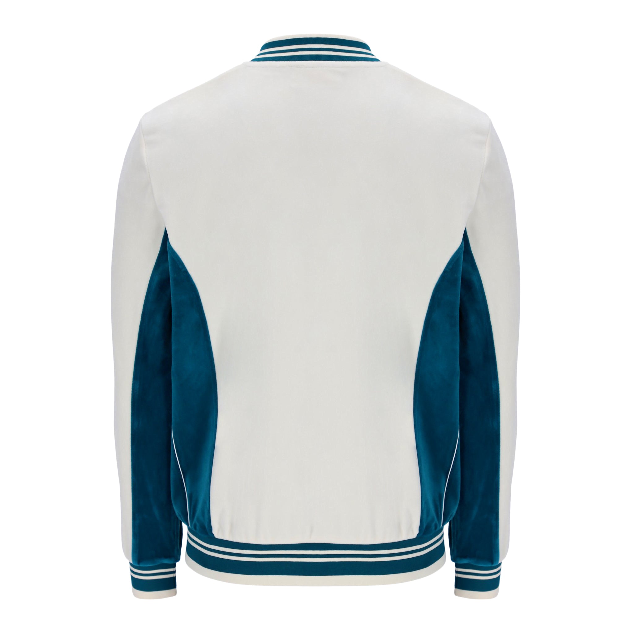 Fila Vintage Miguel Velour Track Top Cream/Teal