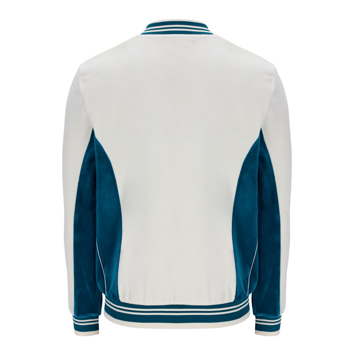 Fila Vintage Miguel Velour Track Top Cream/Teal