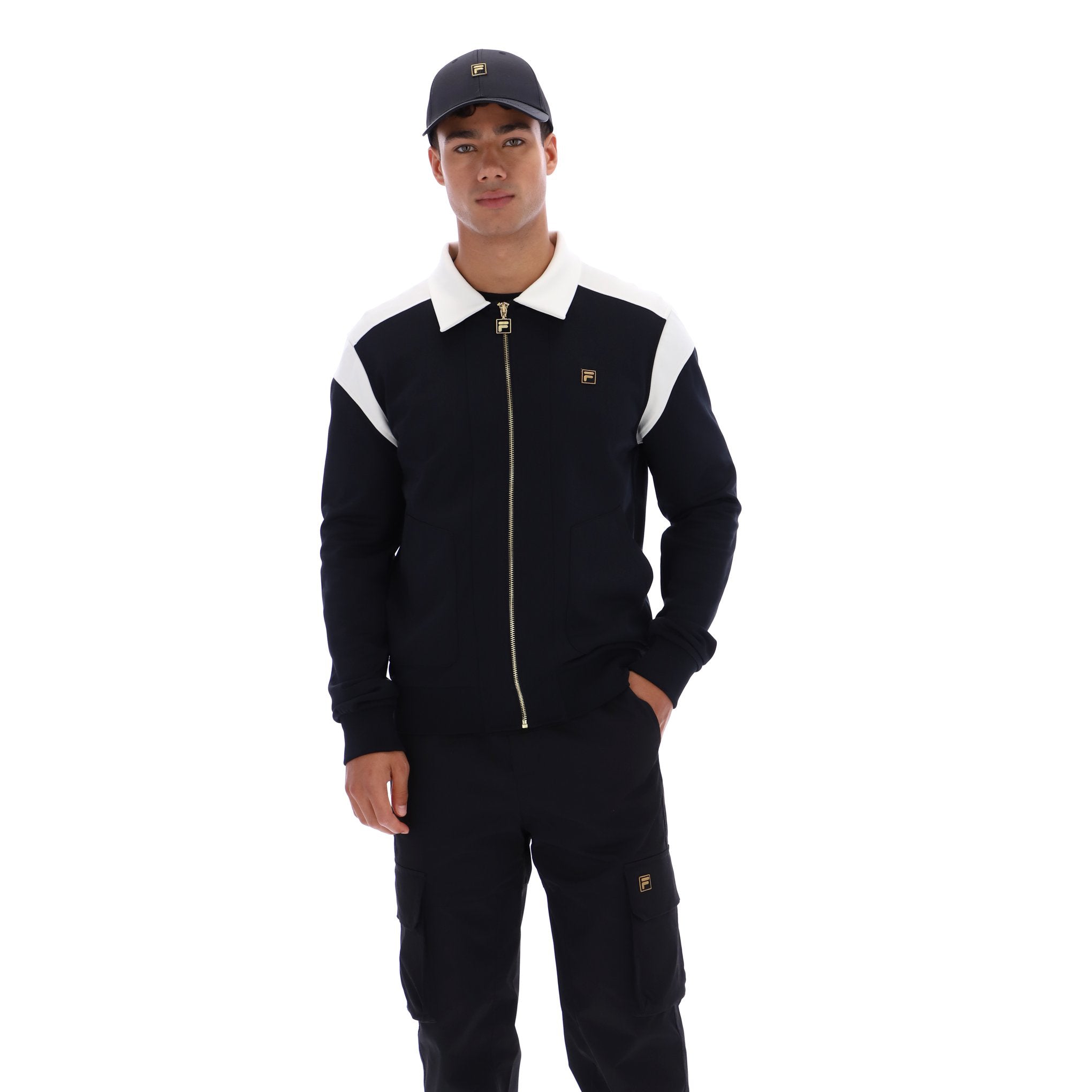 Fila Gold Morton Track Top Black