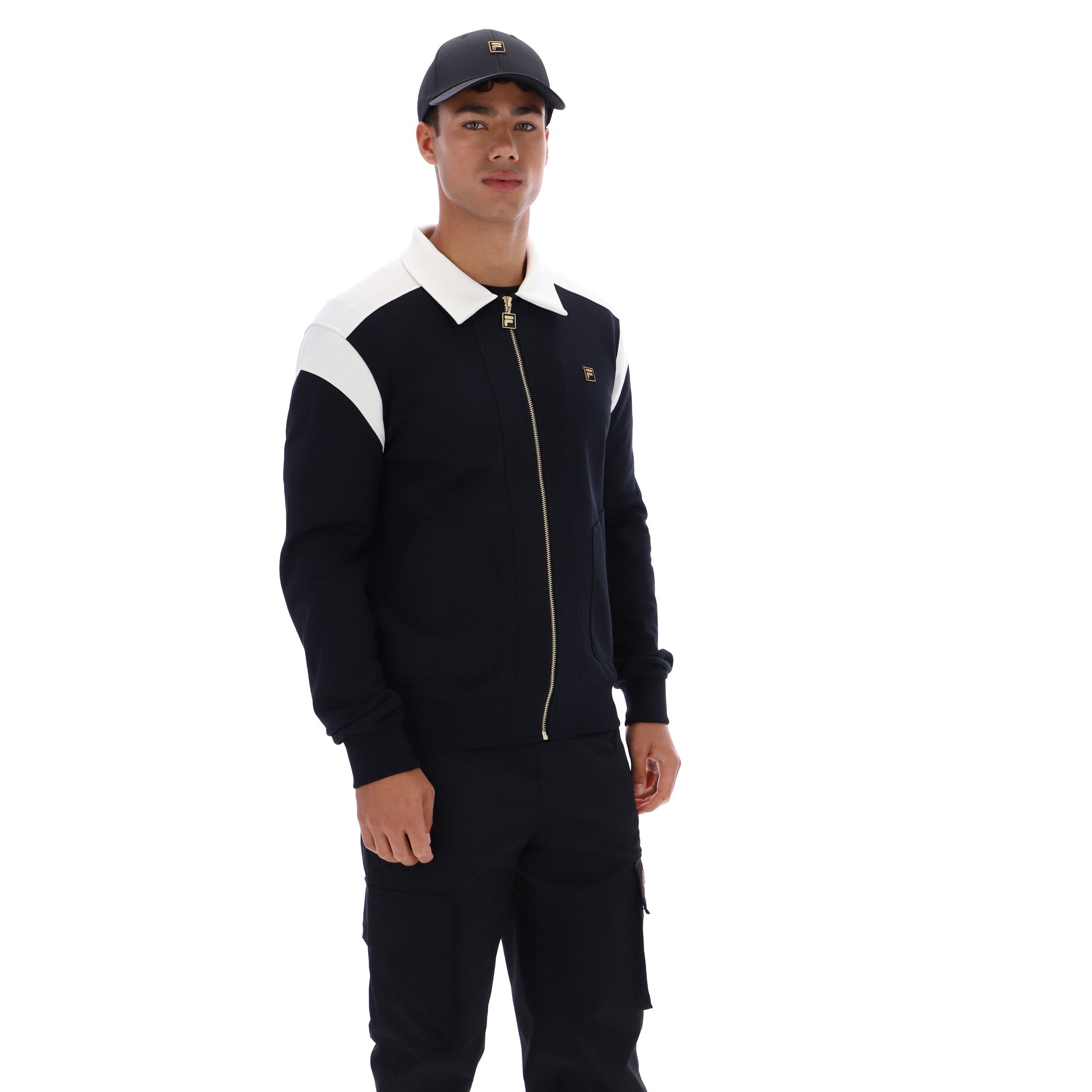 Fila Gold Morton Track Top Black