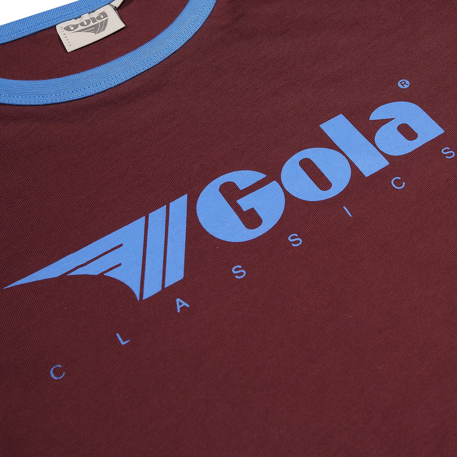 Gola Classic Ringer T-Shirt Claret