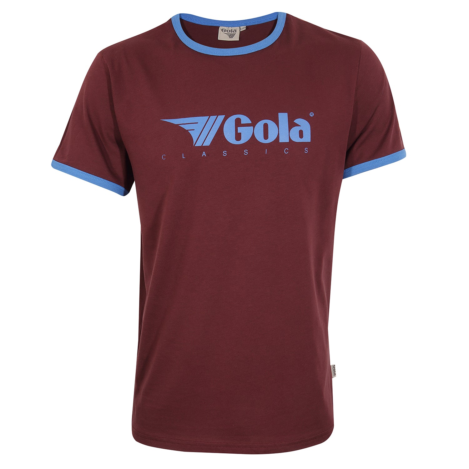 Gola Classic Ringer T-Shirt Claret