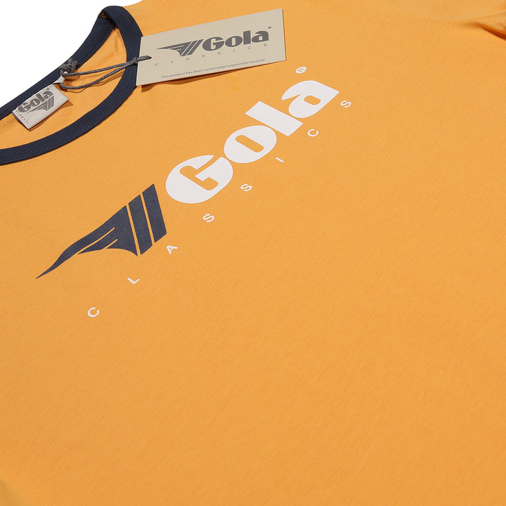 Gola Classic Ringer T-Shirt Yellow