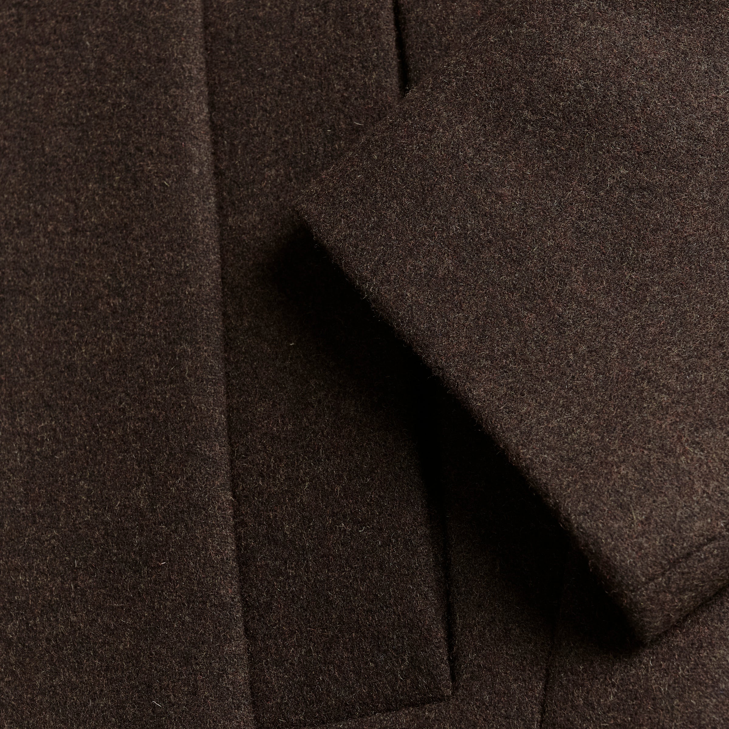 Matinique Harvey Wool Overcoat Espresso