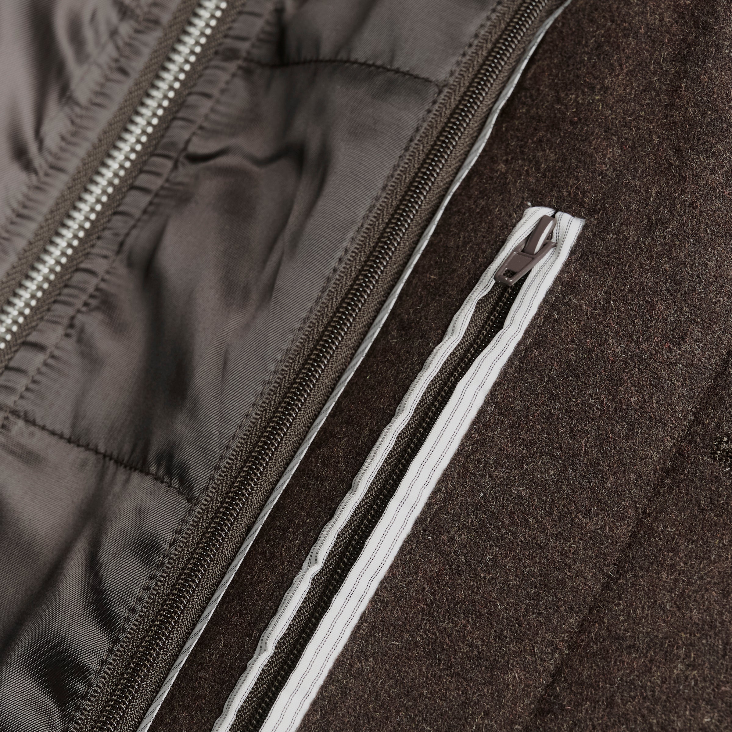 Matinique Harvey Wool Overcoat Espresso
