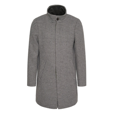Matinique Harvey Wool Overcoat Dogtooth