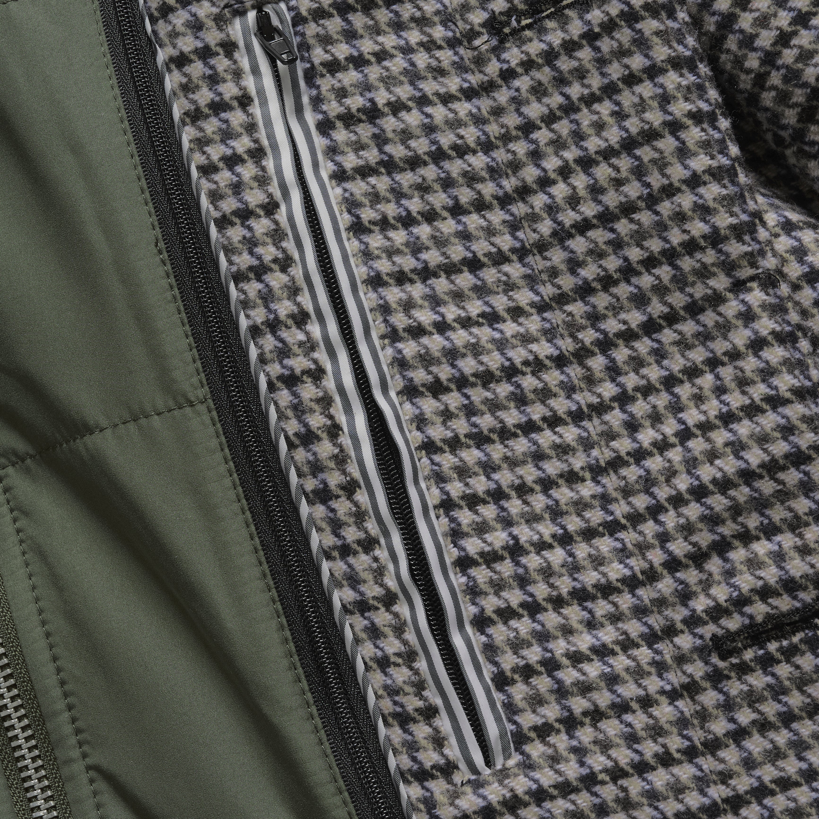 Matinique Harvey Wool Overcoat Dogtooth