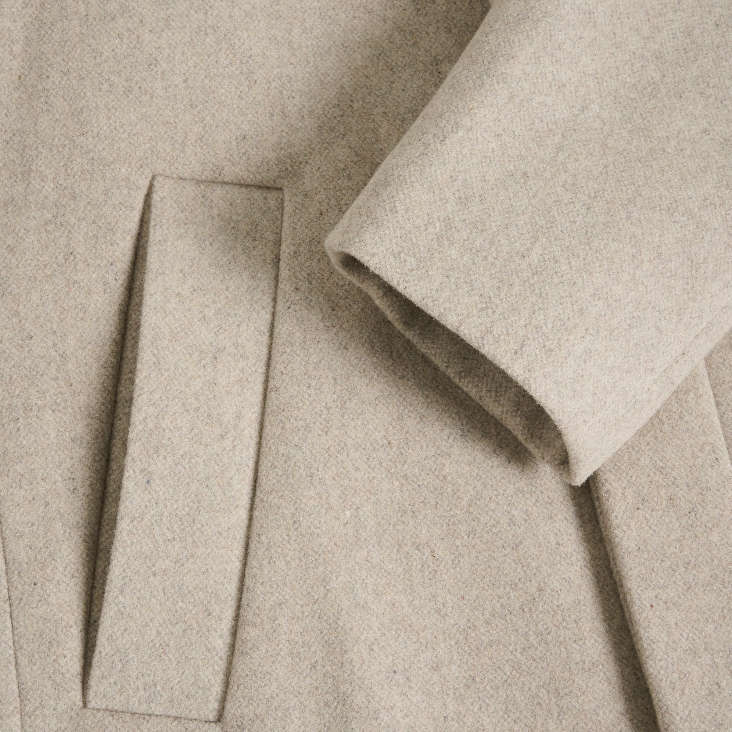 Matinique Harvey Wool Overcoat Taupe