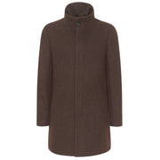 Matinique Harvey Wool Overcoat Espresso