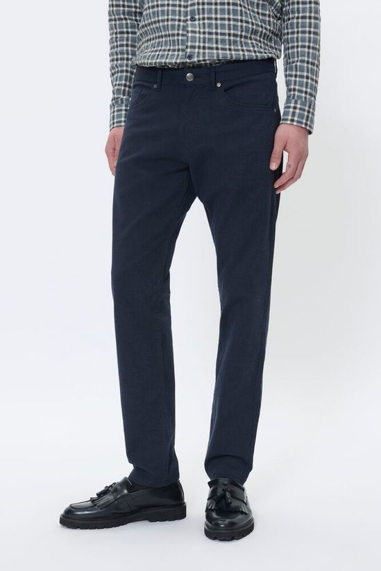 Matinique Pete Textured Pants Navy