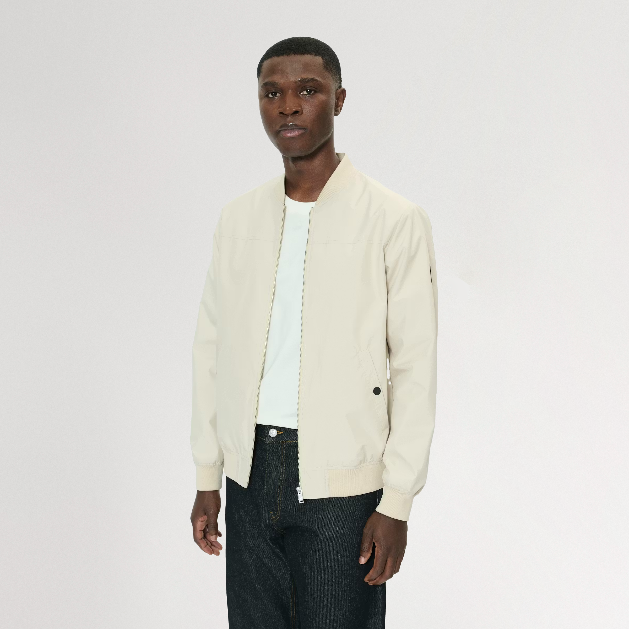 Matinique Clay Bomber Jacket Stone