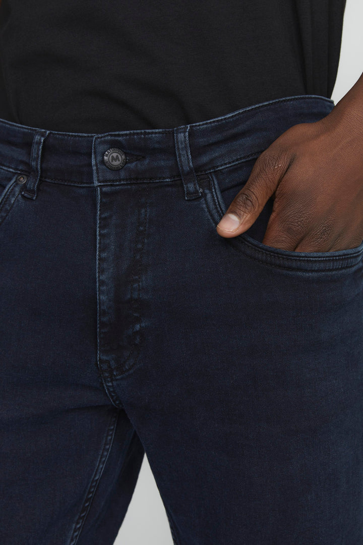 Matinique Tapered Fit Jeans Dark Blue