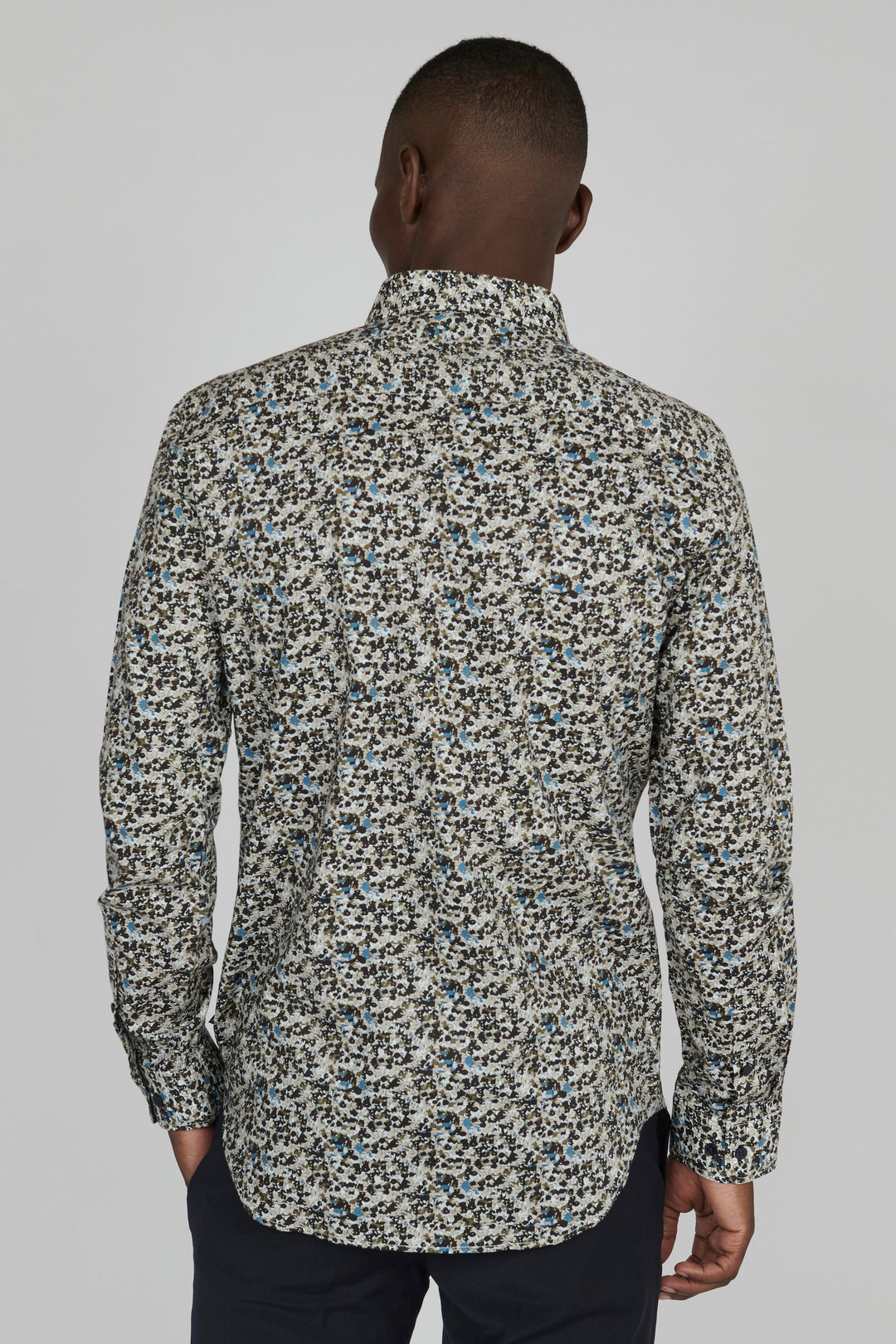 Matinique Camo Pattern Shirt Olive