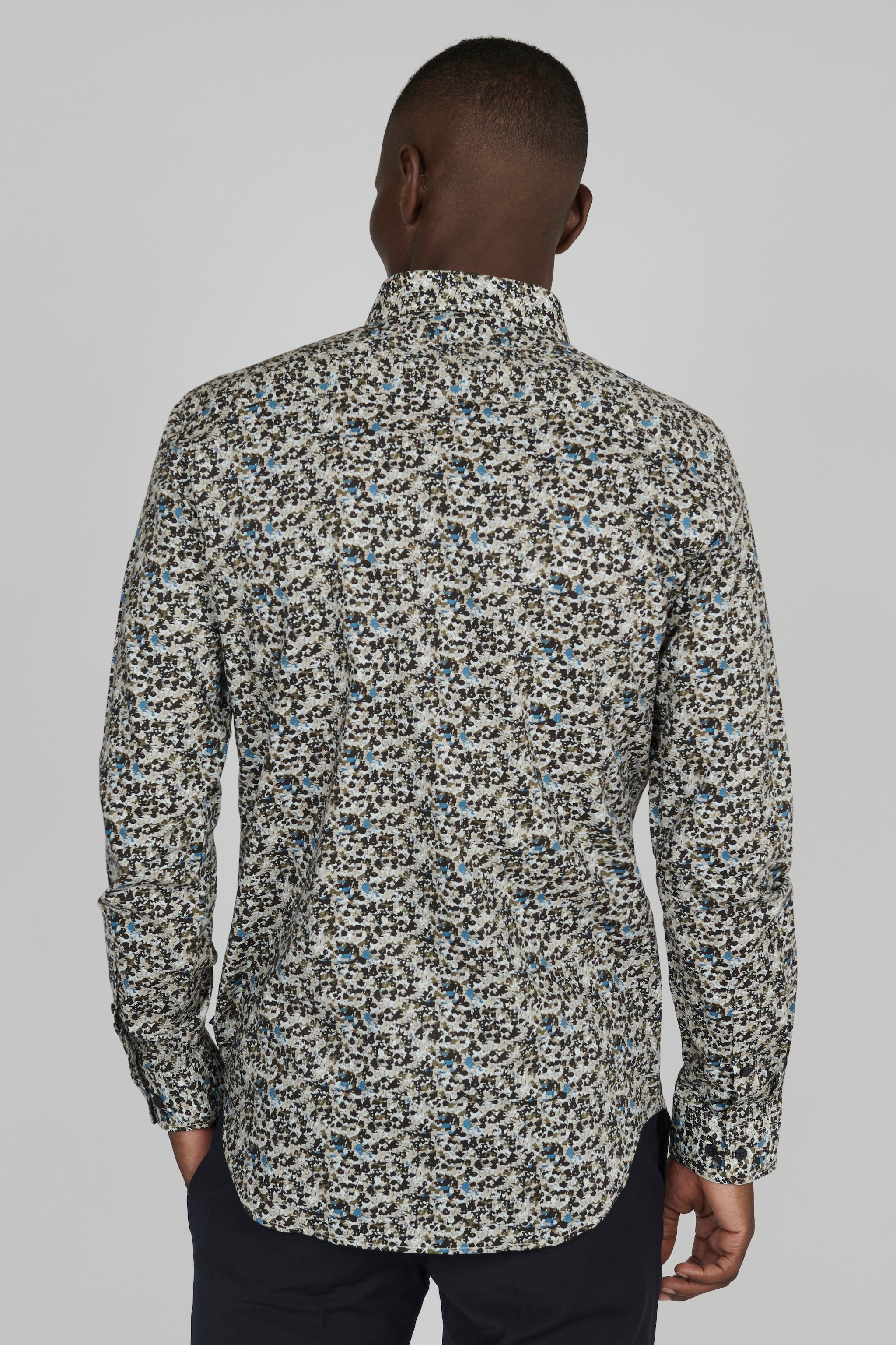 Matinique Camo Pattern Shirt Olive