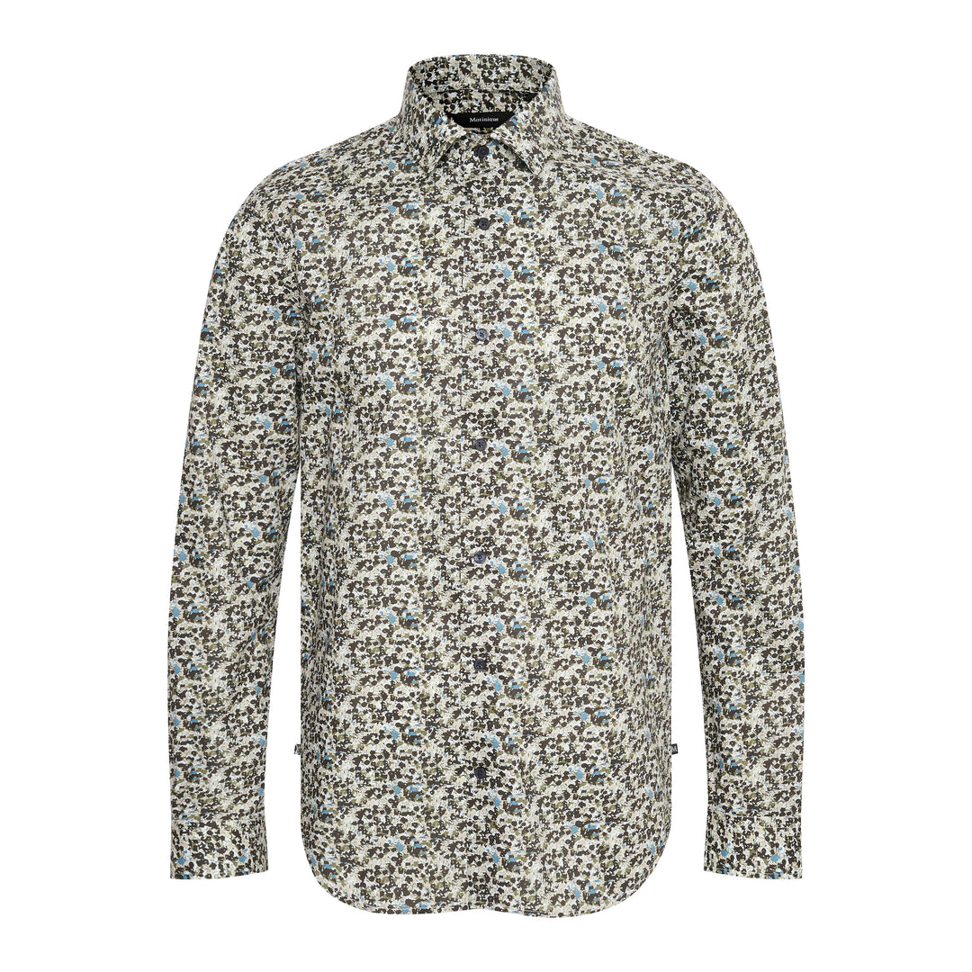 Matinique Camo Pattern Shirt Olive