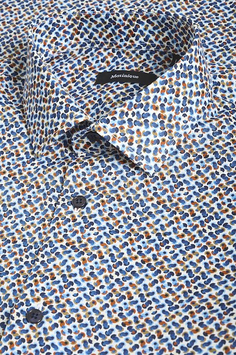 Matinique Vintage Pattern Shirt White