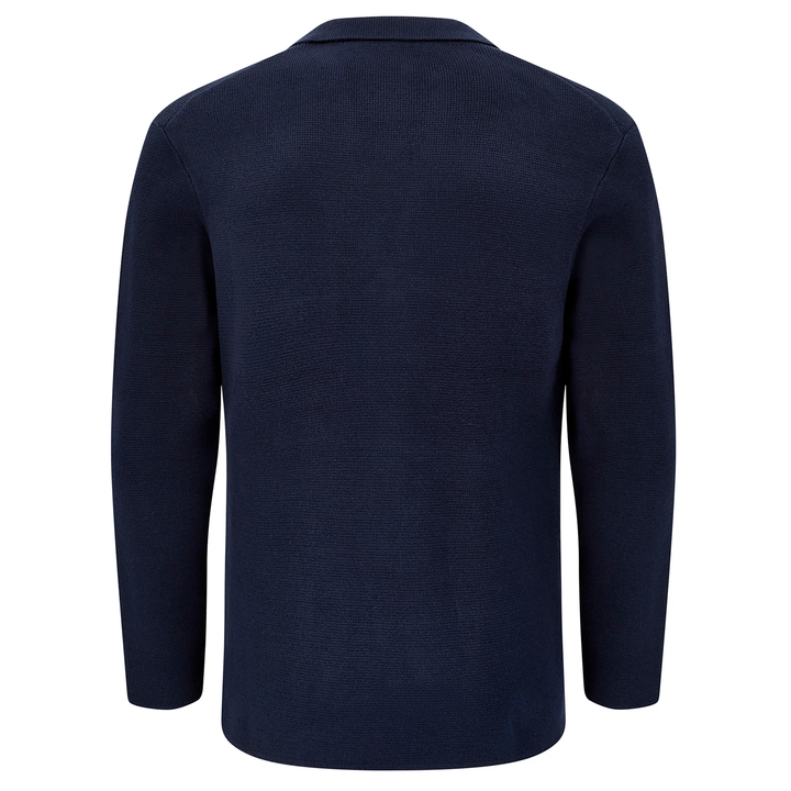 Merc London Bende Knitted Blazer Navy