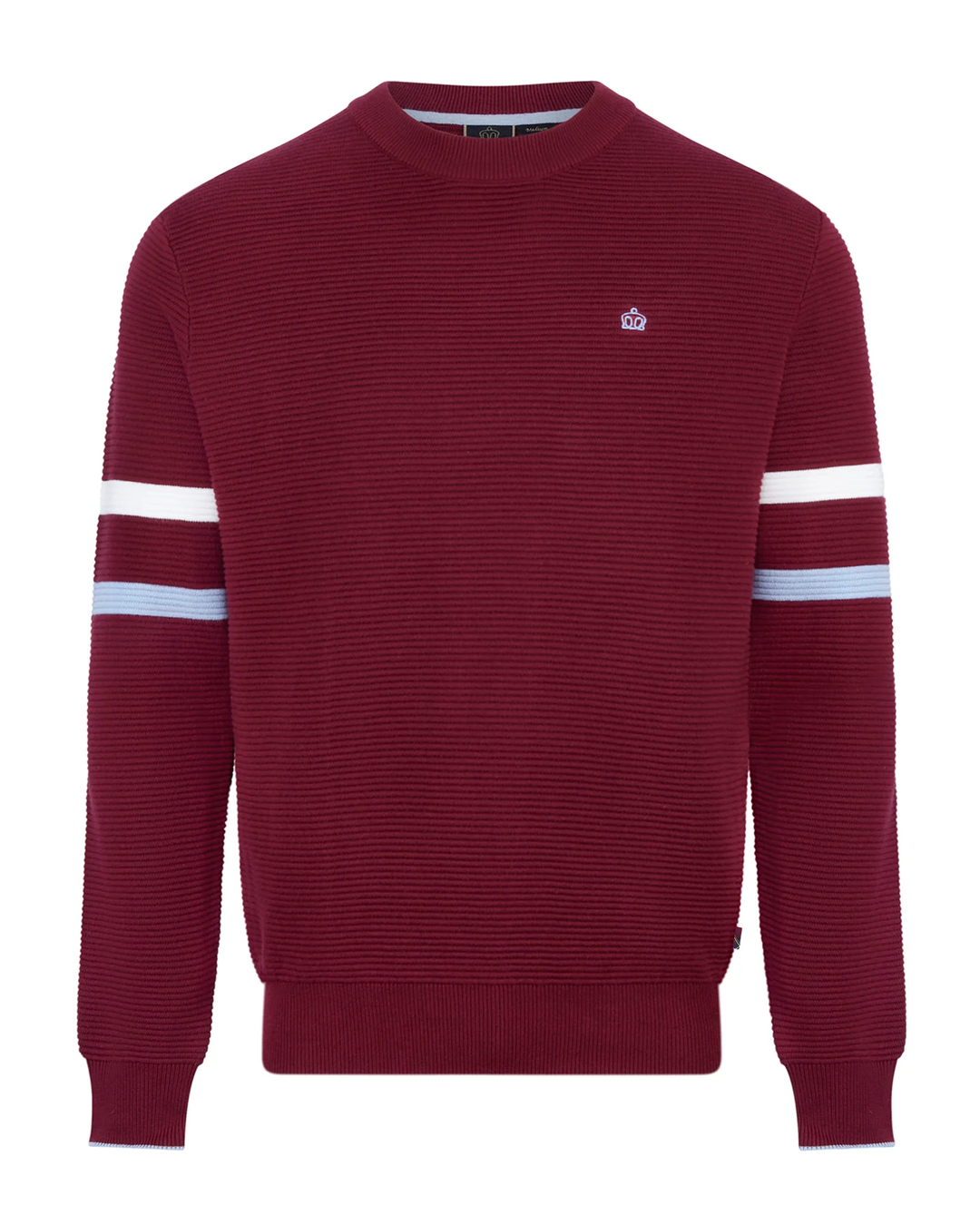 Merc London Medway Knitted Jumper Wine