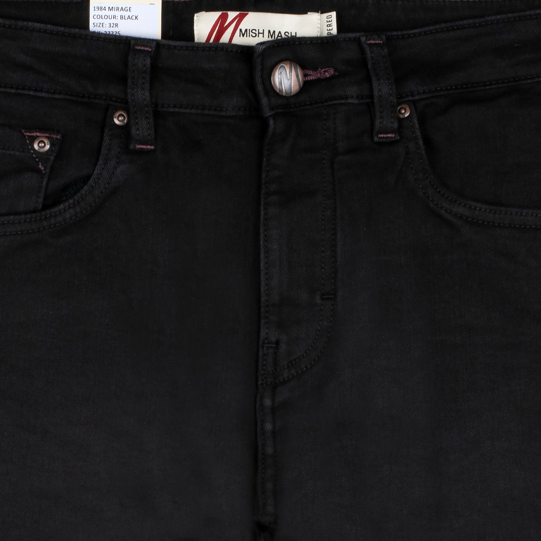 Mish Mash Mirage Tapered Jeans Black