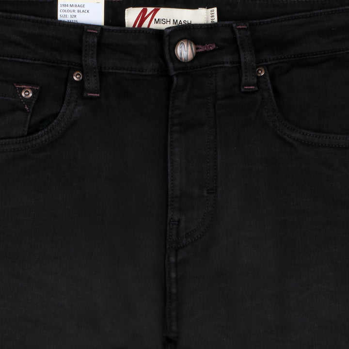 Mish Mash Mirage Tapered Jeans Black