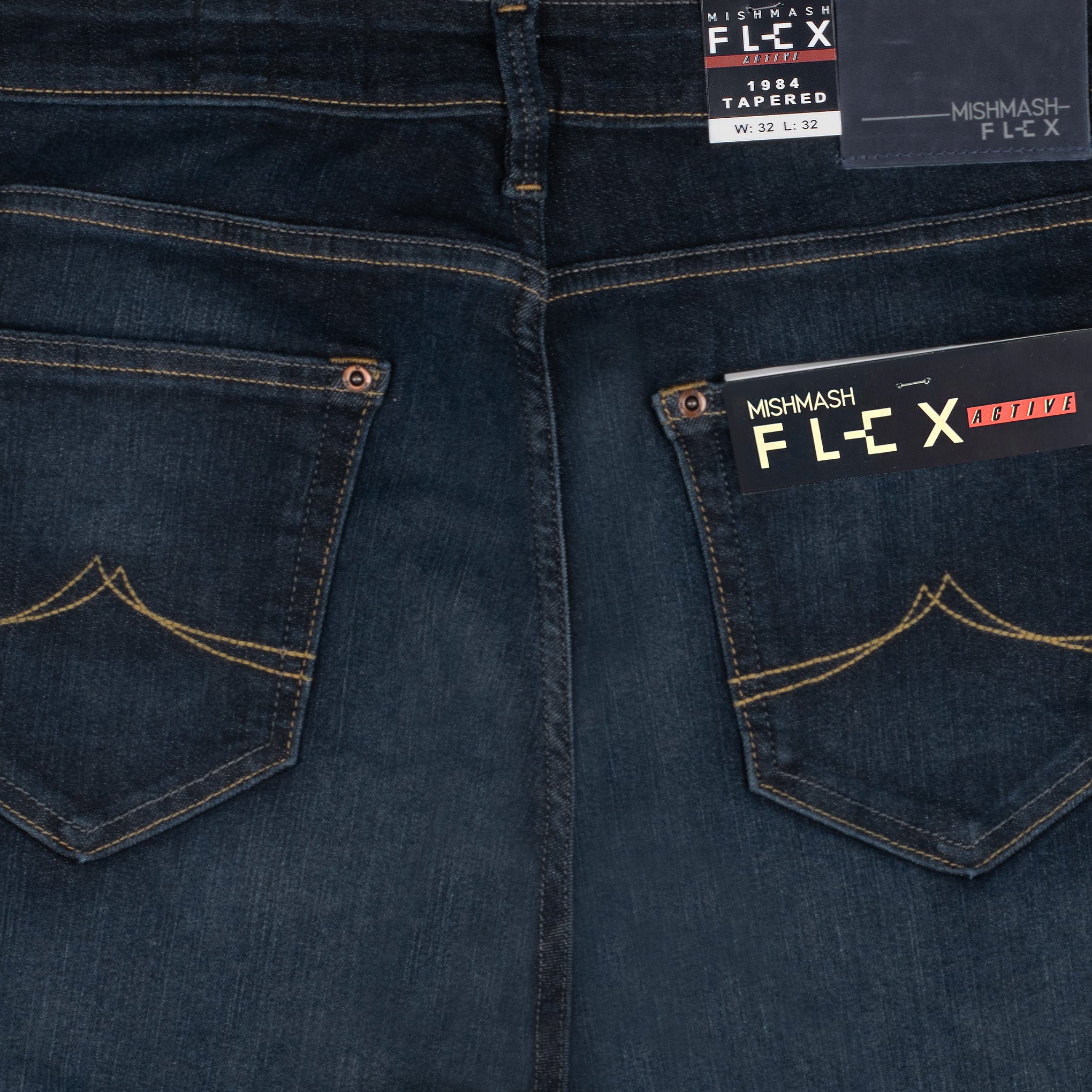 Mish Mash Flex Tapered Jeans Dark Blue