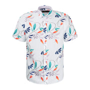 Mish Mash Bari Pattern Shirt White