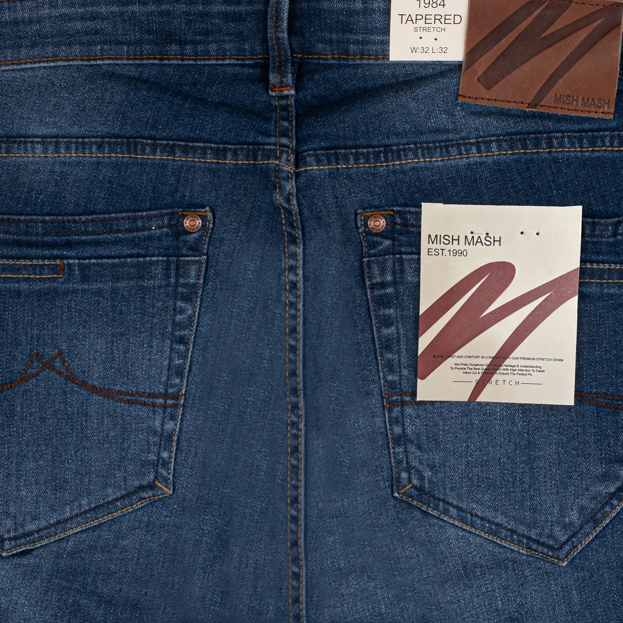 Mish Mash Zest Tapered Jeans Mid Blue
