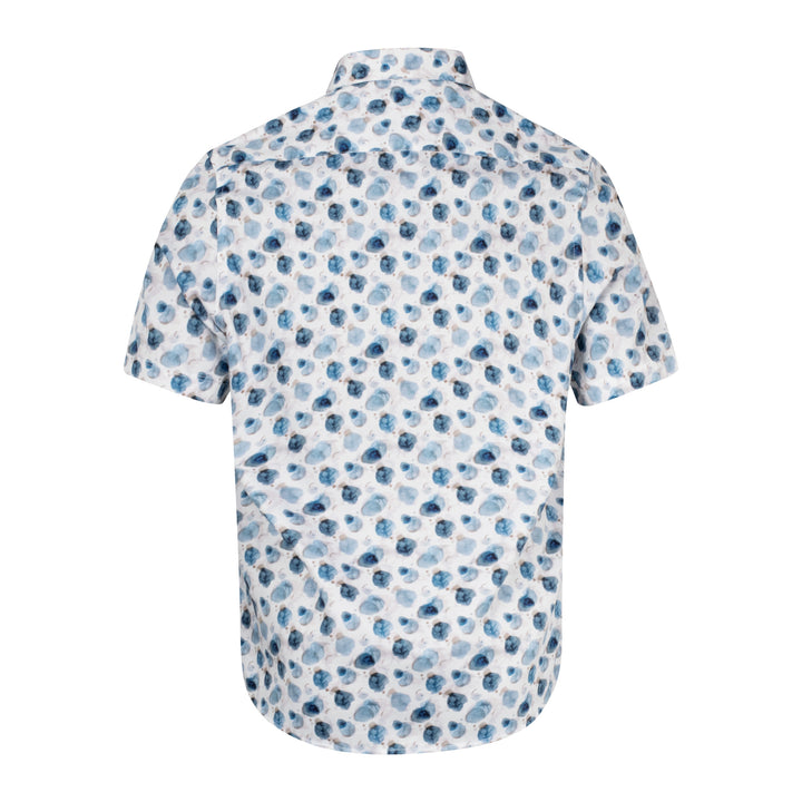 Mish Mash Ocean Pattern Shirt White