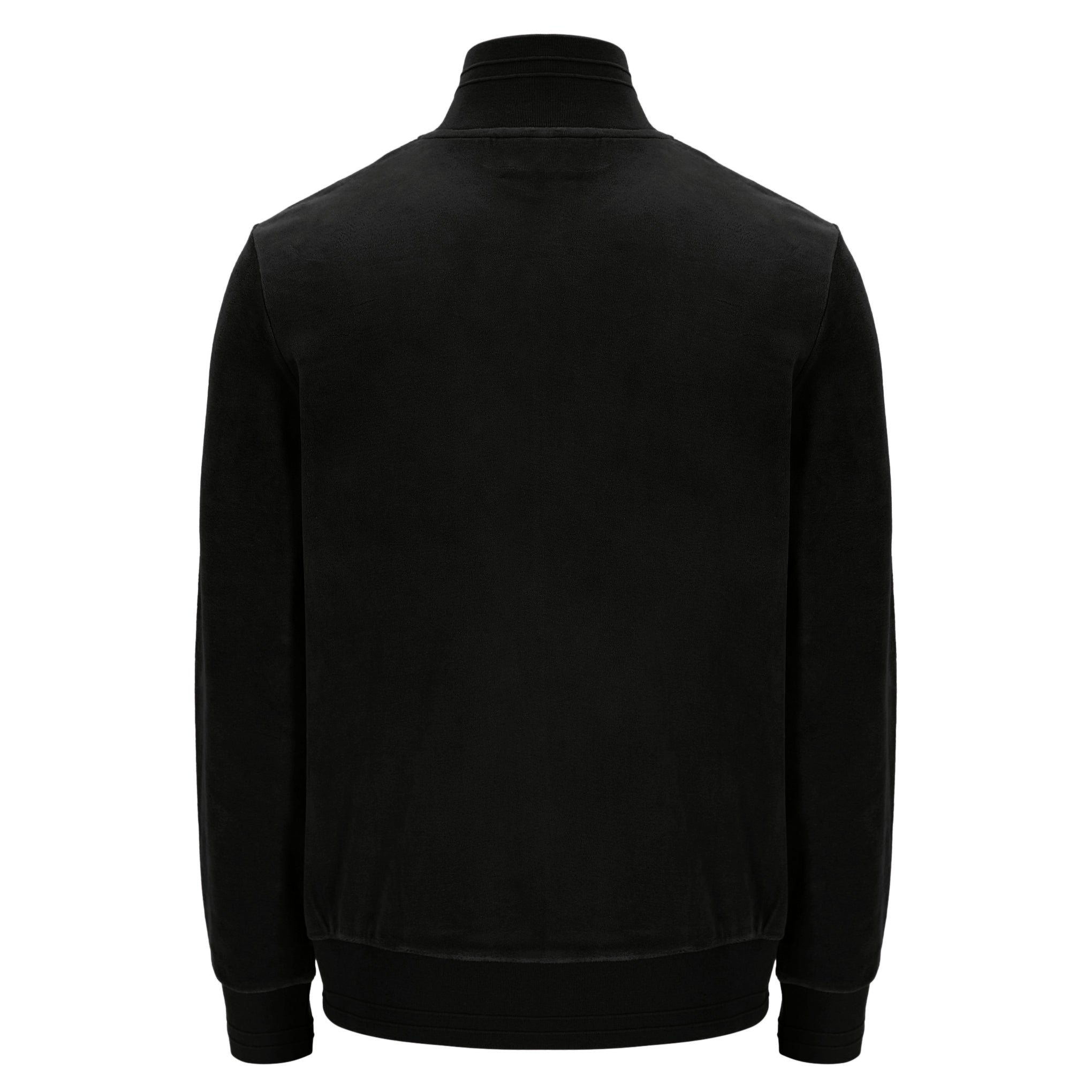 Fila Vintage Nero Velour Track Top Black