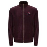 Fila Vintage Nero Velour Track Top Purple