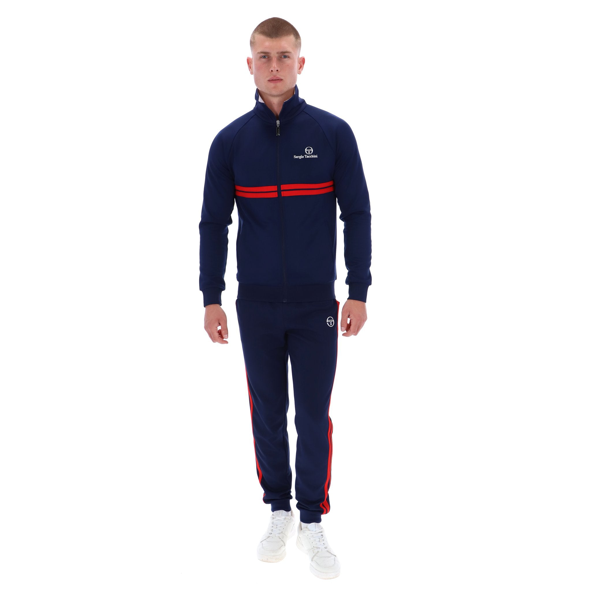 Sergio Tacchini New Dallas Track Top Navy/Red