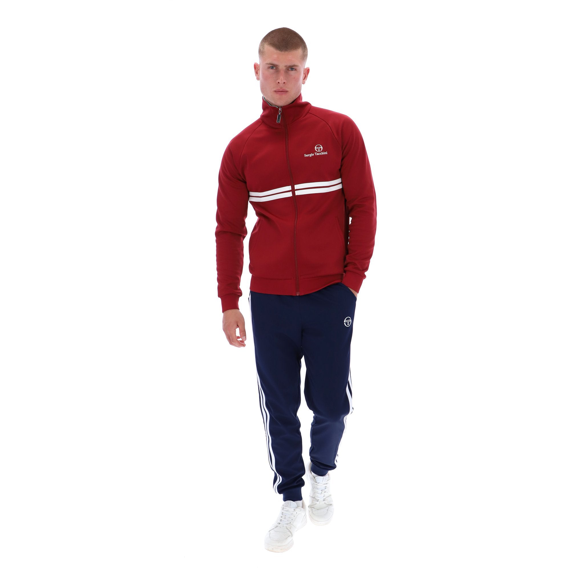 Sergio Tacchini New Dallas Track Top Claret