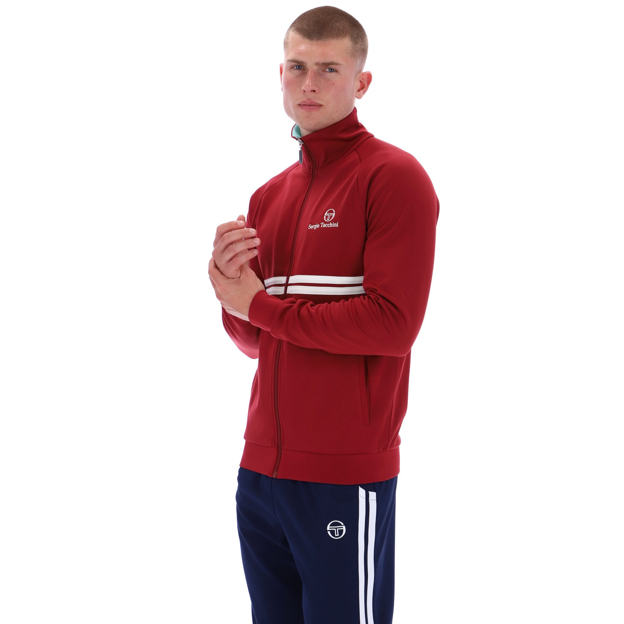 Sergio Tacchini New Dallas Track Top Claret